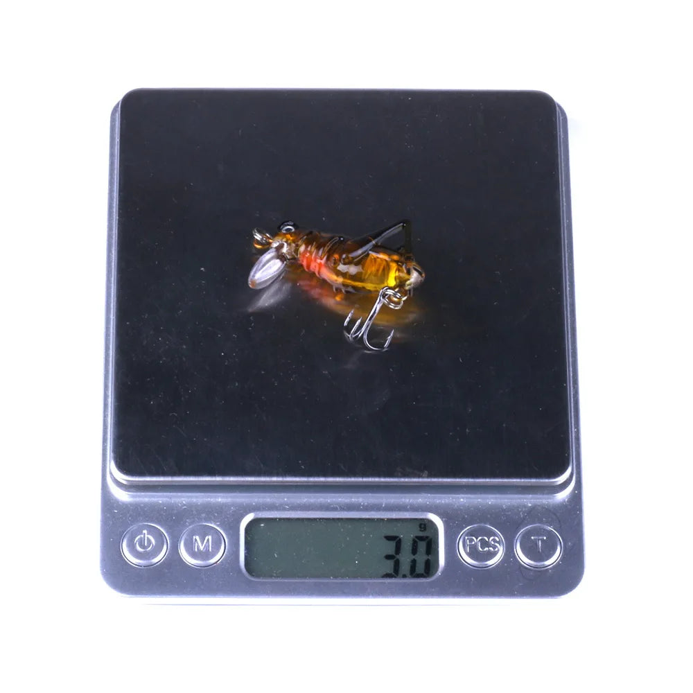 Fishing Lure 35mm 3g Grasshopper Insect Bait Flying Lure Hard Bait