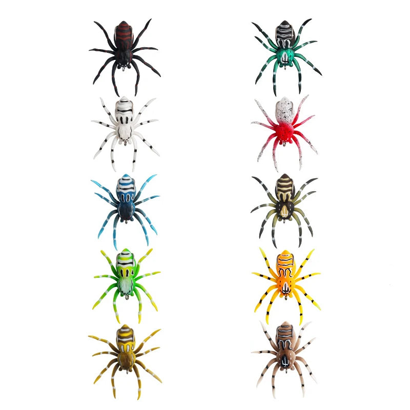 Fishing Lure Floating Spider Soft Bait 4/4.7cm 3/6g