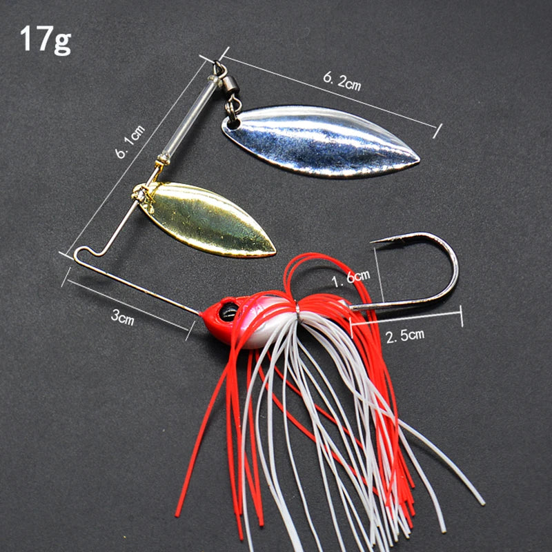 1pcs Fishing Lure 12/17g Lures Spinners Spoon Bait