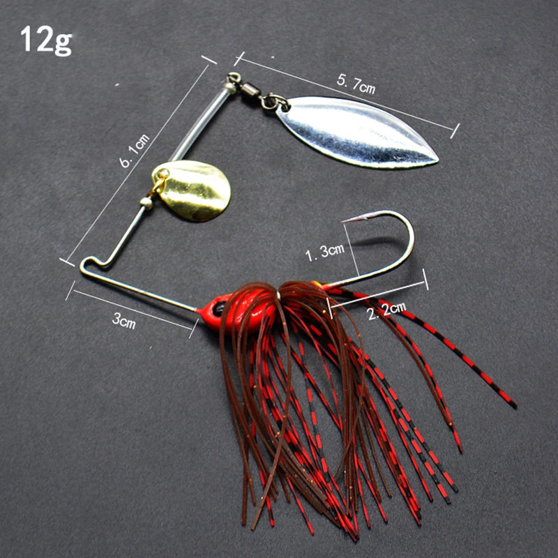 1pcs Fishing Lure 12/17g Lures Spinners Spoon Bait