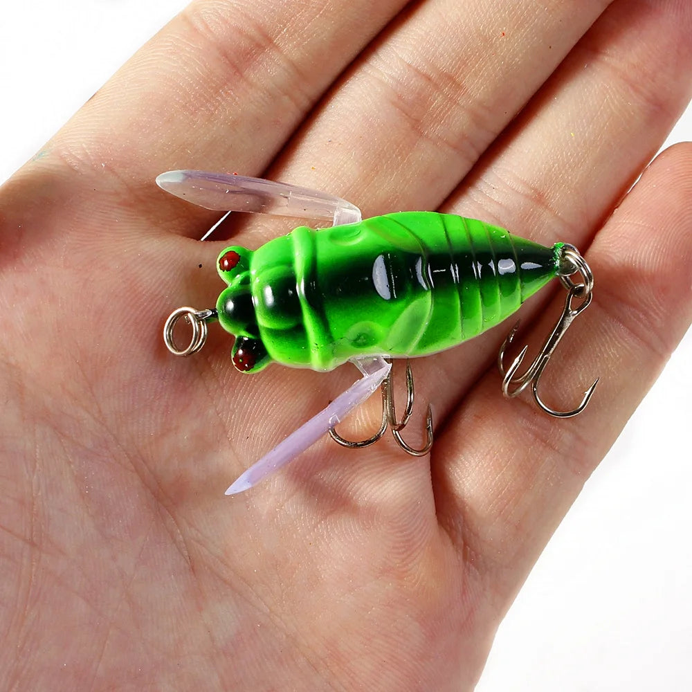 1pcs Simulation Cicada Hard Bait 5cm 6g