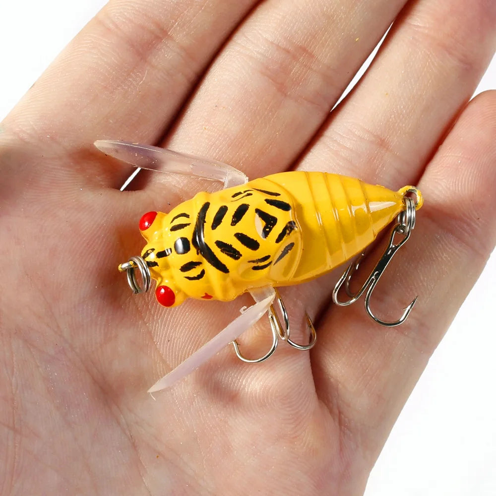 1pcs Simulation Cicada Hard Bait 5cm 6g