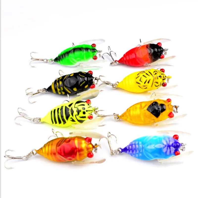 1pcs Simulation Cicada Hard Bait 5cm 6g