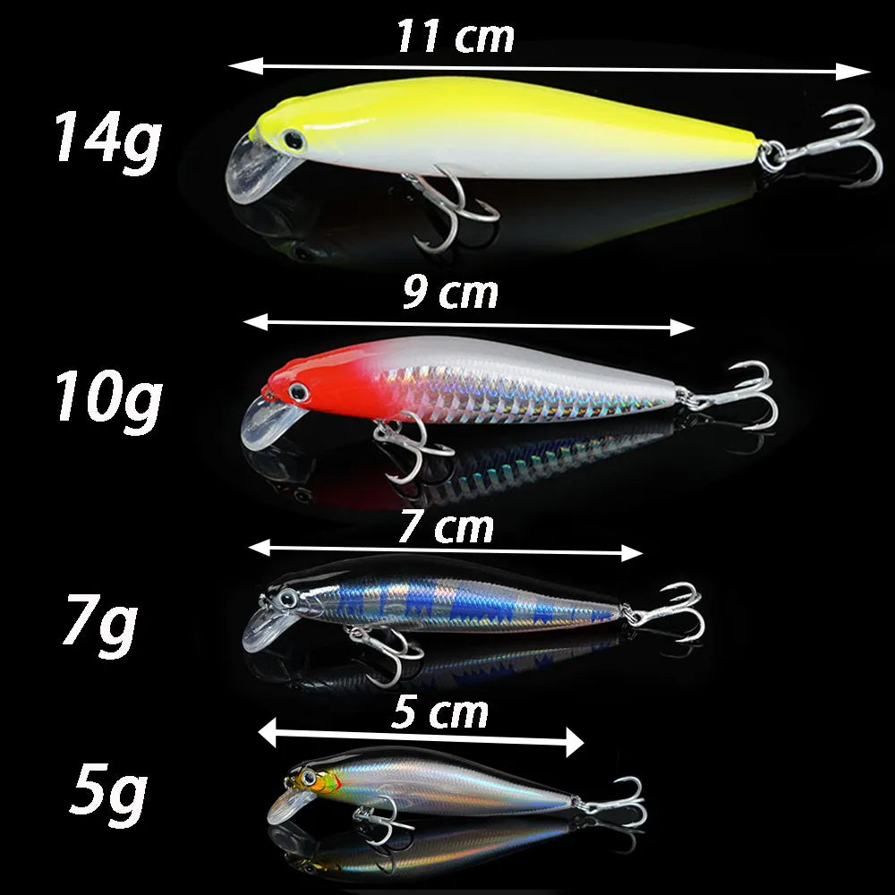 Sinking Minow 5-14g Jerkbait Fishing Lure